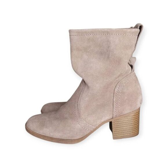 CANYON RIVER BLUES SAVANNAH WESTERNSUEDE BEIGE/TAUPE BOOTIES SZ.7.5 EUC. - Picture 2 of 9